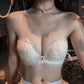 Underwear for women with thick front buckle, small chest gathered to prevent sagging, upper collection, auxiliary breast, bra wi