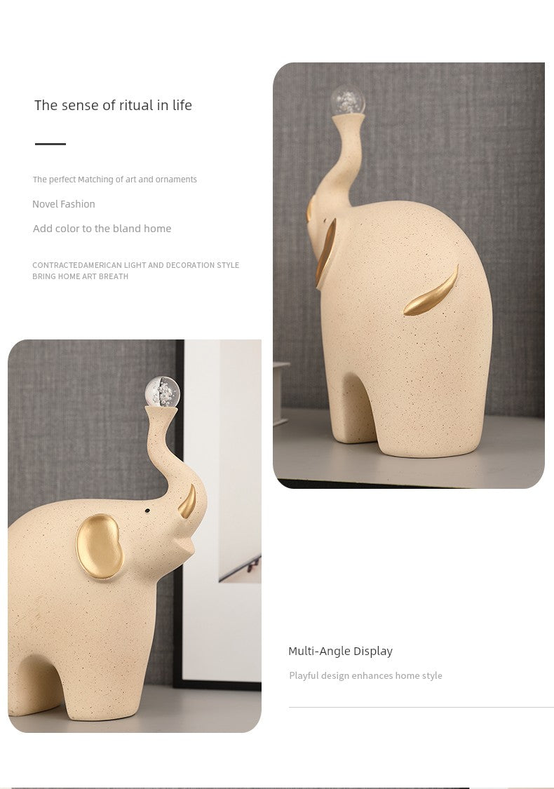 Niche Style Living Room New House Housewarming Gift Elephant Ornaments
