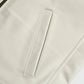 Men's Genuine Leather Jacket White Lapel Calfskin Jacket Natural Cowhide Men's Coat Slim Fit Top Layer Cowhide Biker Jacket