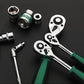 72Drive Socket Set 1/4"-3/8"-1/2", Ratchet Wrench Sockets Compact Sockets for Car Repair Mechanic Tool for Auto Repair