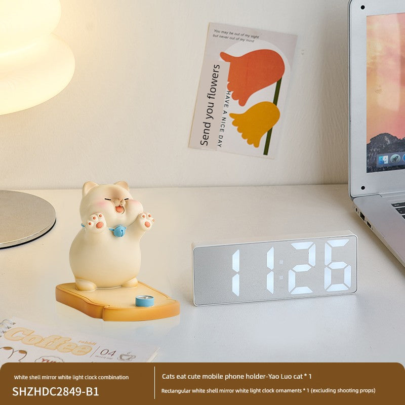 Led Student Dormitory E-Sports Office Room Clock