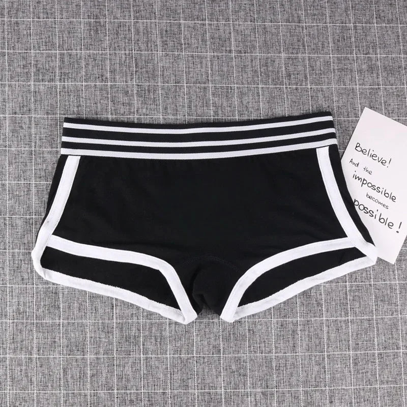 Underwear for Women Funny Female Boxer Shorts Cotton Boy Shorts Cute Girl Panties Breathable Womens Intimates
