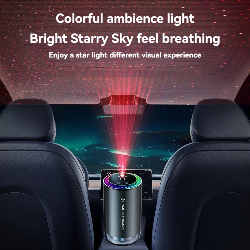 Car Perfume Aroma Diffuser Automatic Spray Deodorization Aroma Diffuser Colorful Atmosphere Light Car Aroma Diffuser