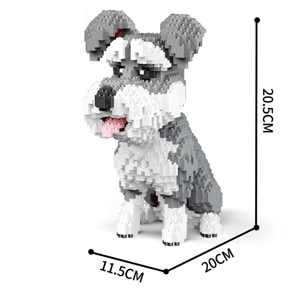 Knew Built Corgi Dog Micro Mini Building Blocks Toys: Adorable Model for Pet Lovers, Recreation, Perfect Display and Gift Idea