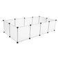 Pet Playpen, Portable Large Plastic Yard Fence Small Animals, Puppy Kennel Crate Fence Tent