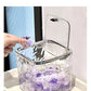 Laundry Powder Container Laundry Pods Organizer Washing Capsules Holder Cotton Swab Organization with Lid Desktop Storage Box