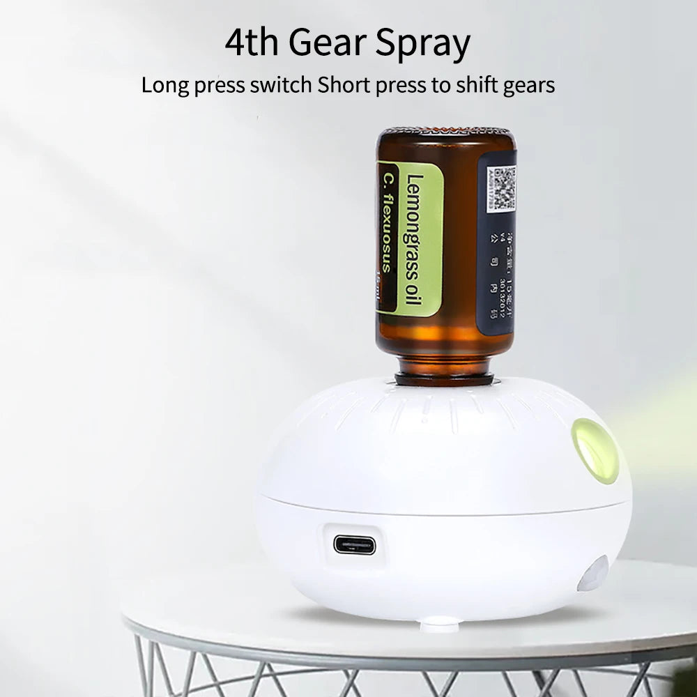 Mini Pure Oil Fragrance Diffuser Aromatherapy Machine Automatic Induction Portable Aroma Diffuser Office Essential Oils Diffuser