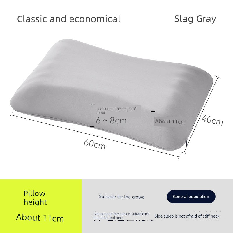 Banana Fruit Puff Memory Cotton Pillow Non-Pressure Stiff Neck Special Super Soft Cervical Support Improve Sleeping Pillowcase and Pillow Core