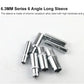 46/53pcs Drive Socket Set 1/4 inch Ratchet Wrench Set with Sockets Metric Hex Bit Socket Set Mechanic Tool Kits for Auto Repair