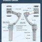 HQ6 3-Axis Gimbal Handheld Stabilizer for Cellphone, with Fill Light, Face Tracking, for Android iPhone Anti Shake Video Record