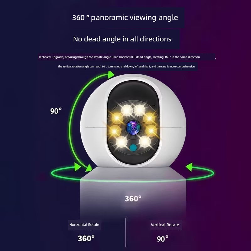 Sea Davey 4G Surveillance Camera For Home Mobile Phone Remote without Network 360 Degree Panoramic HD without WiFi