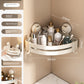 Suction Cup Punch-Free Corner Toilet Bathroom Storage Rack
