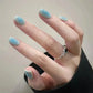 24Pcs/Lot Milky White Gradient Long Wearing False Nail Tips Acrylic Press on Nails Removable Reusable Artifical Fake Nails Art