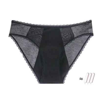 Women Menstrual Period Panties Underwear 4 Layers Plus Size Heavy Flow Absorbency Leakproof Physiological Sanitary Lingerie