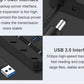 DBIT USB HUB 3.0/2.0 USB Splitter 7-IN-1 USB Adapte Multi-Hub Independent Switch Dock Desktop Laptop Accessories 30cm Cable