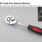 46pcs Car Repair Tool Kit 1/4-Inch Socket Set Car Repair Tool Ratchet Torque Wrench Combo Auto Repairing Set Mechanic Tool