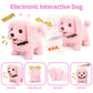 Pet Puppy Care Accessories with Dog  House -Simulated Brador Dog Call Plush Toy - Children Interactive Vet Clinic Doctor - Role
