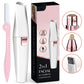 Eyebrow Trimmer 2 in1 USB Rechargeable Facial Hair Remover For Women & with Built in LED Light-Remove  For Facial Hair