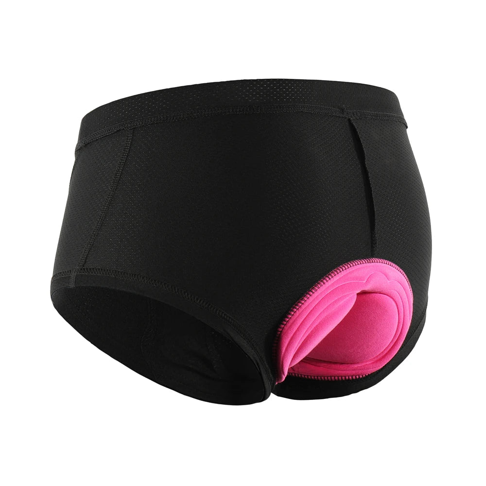 Women Bike Underwear 3D Gel Padded Bicycle Briefs MTB Cycle Biking Underwear Shorts