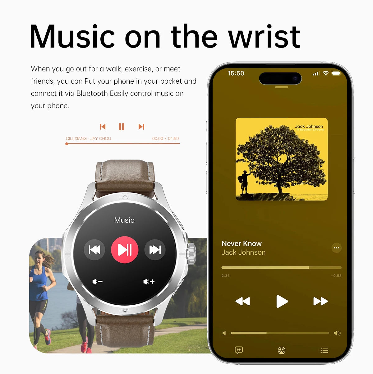 S4 Ultra Smart Bracelet Men Watch For Xiaomi  AMOLED HD Screen Bluetooth Call GPS Trajectory NFC Heart Rate Compass SmartWatches