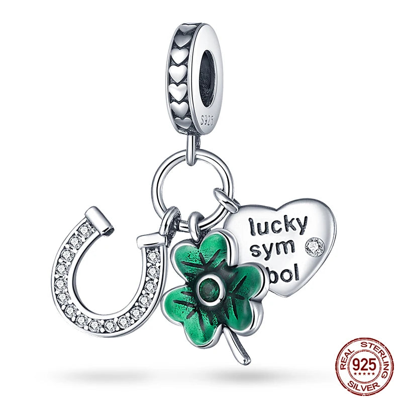 Fit Pandora 925 Original Bracelet 925 Silver Plate Flower Bird Series Charms Beads For Women Fashion DIY Jewelry Gifts Making