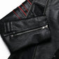 2025 New Embroidery Skull Fashion Genuine Leather Jacket Men's Natural Cowhide Motorcycle Jacket Slim Moto Coat Size S-6XL
