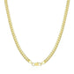 18K Gold color Silver Color 6mm Full Sideways Necklace 8/18/20/24 Inch Chain For Woman Men Fashion Wedding Engagement Jewelry