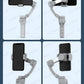 HQ6 3-Axis Gimbal Handheld Stabilizer for Cellphone, with Fill Light, Face Tracking, for Android iPhone Anti Shake Video Record