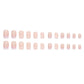 24Pcs False Nails Long Press on Nails Wearable Fake Nails Full Cover Acrylic Nail Tips Press On Nails for Women