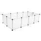Pet Playpen, Portable Large Plastic Yard Fence Small Animals, Puppy Kennel Crate Fence Tent