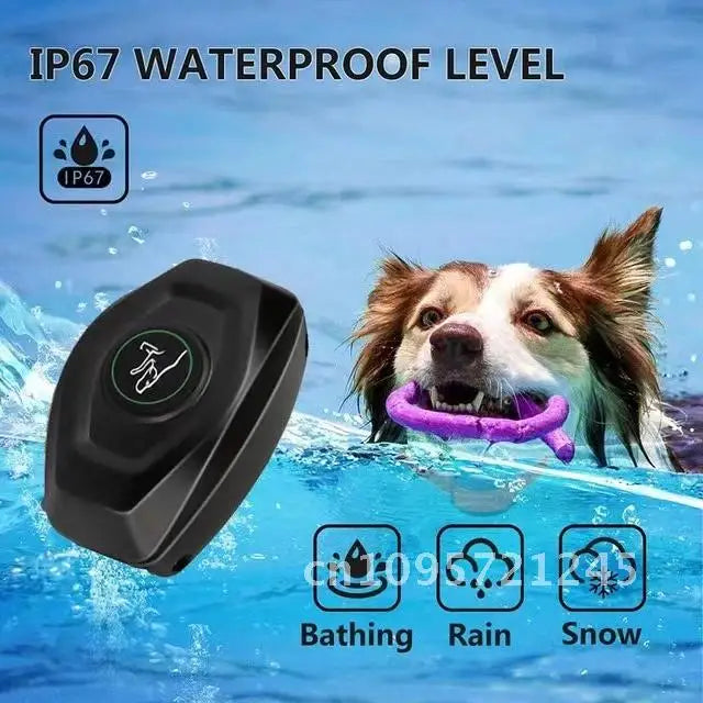 Electric Bark Training Collar, Remote Control, Anti Dog Vibration for Colar Pet Dogs, Collars Rechargeable, Waterproof, Sound,