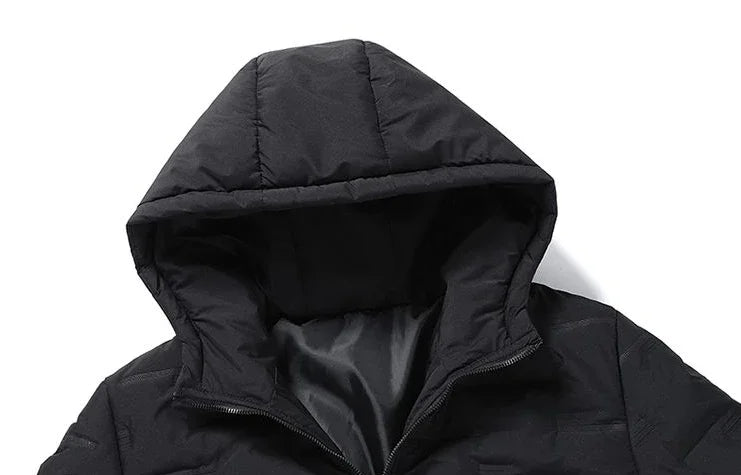 Down Jackets for Men Hooded Man Padded Coat Fashion 2024 Parkas Lightweight Padding Cold Warm Clothes New in & Korean Popular