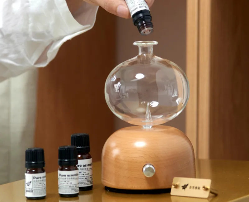 Waterless Aroma Diffuser 30ML USB Air freshener Electric Scent Diffuser Nebulizer Aromatherapy essential oils diffuser For Home