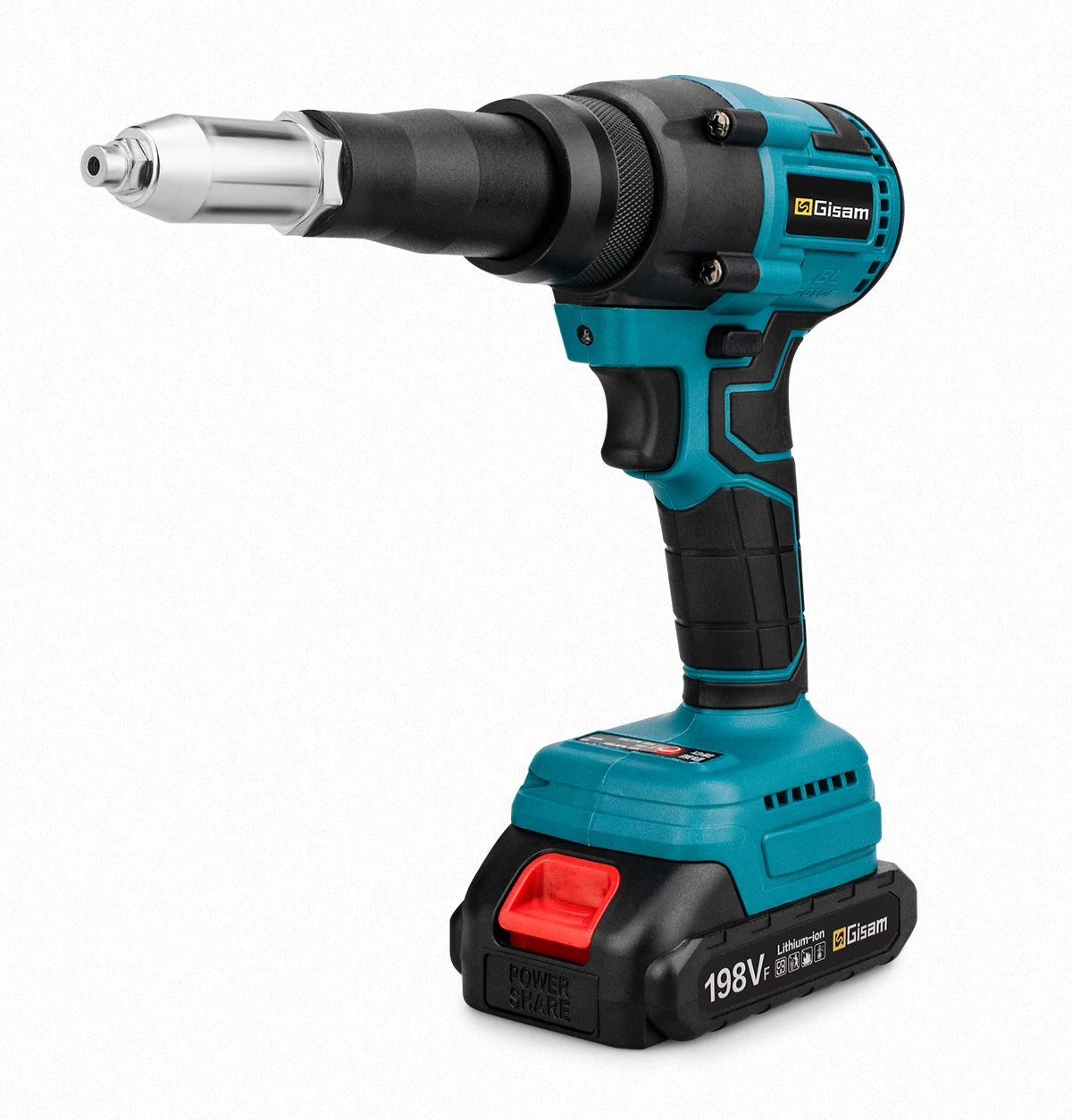 20000N Brushless Electric Rivet Gun 2.4~4.8mm Cordless Rivet Nut Gun Drill Insert Automatic Riveting Tool For Makita 18V Battery
