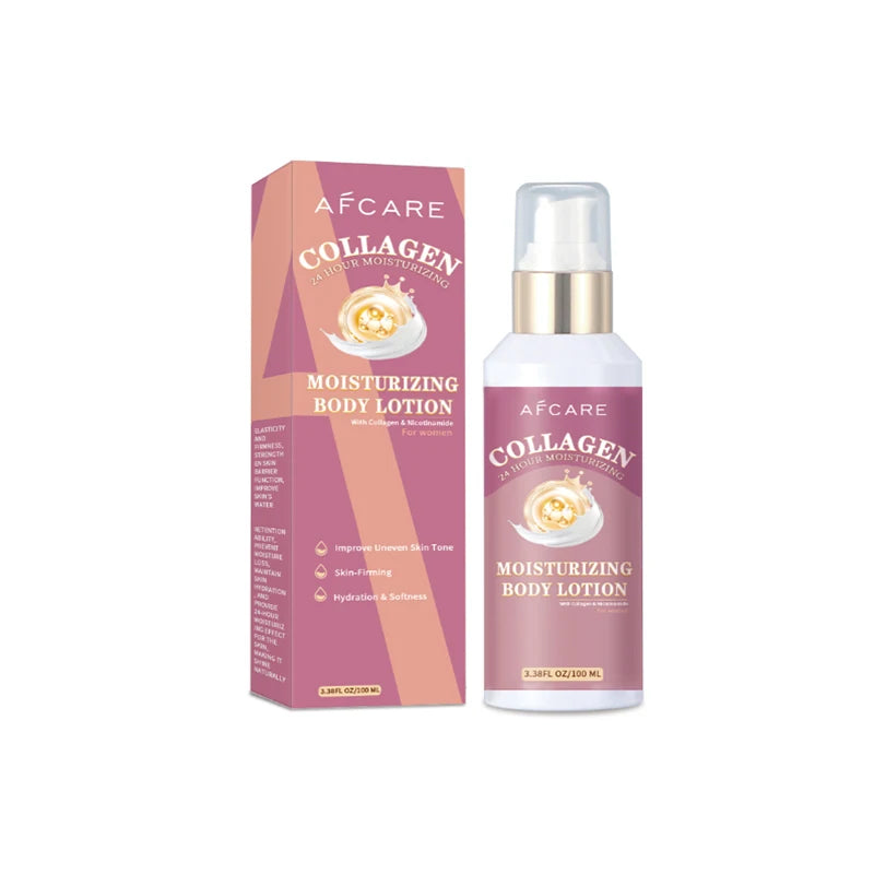 Collagen Body Lotion Whitening Body Cream Moisturizing Brightening Skin Anti-aging Balance Skin Tone Nourishing Body Care