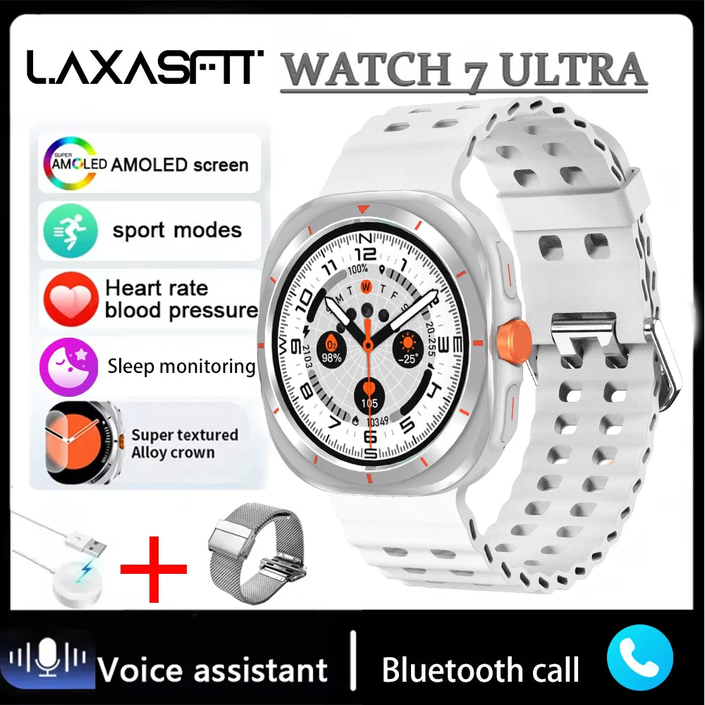 Watch 7 Ultra Smartwatch Bluetooth Talk HD AMOLED Screen Fitness Tracker Health Monitoring Smartwatch for Android IOS