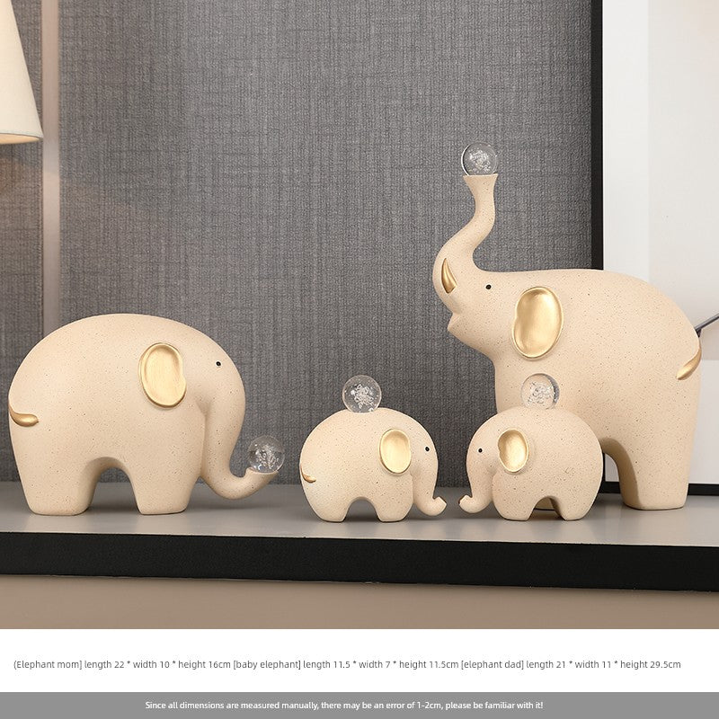Niche Style Living Room New House Housewarming Gift Elephant Ornaments
