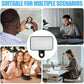 3 Modes Adjustable Brightness Portable Mini Selfie Fill Light Rechargeable Clip On For Phone Laptop Tablet Meeting Make Up