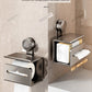 Suction Cup Towel Rack Bathroom Punch-Free Hanging Rod Bathroom Storage Rack Integrated Shower Room Toilet Storage Bath Towel Rack