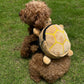 Durable Pet Self Carry Backpack Turtle Shape Bag Adjustable Belt Puppy Backpack Cartoon Portable Harness Dog Outdoor Snack Bag