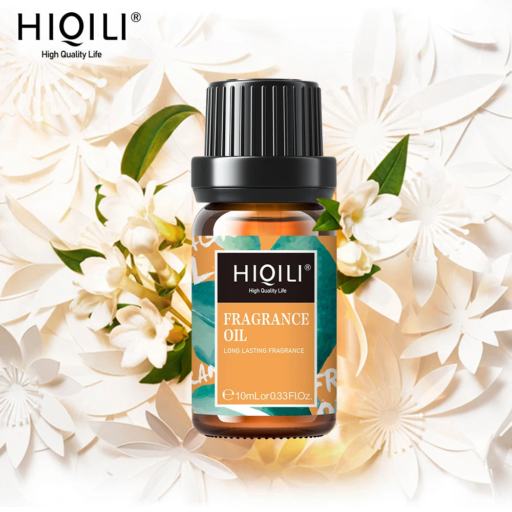 HIQILI 10ml Fragrance Oils, Best Oil for Home, Hotel,Travel ,Diffuser, Humidifier, Candle, Soap, Air Freshener and DIY Perfume