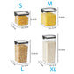 1pc Clear Food Storage Box,Food Storage Container With Lid, Plastic Kitchen And Pantry Organization Canisters