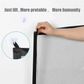 Breathable Mesh Pet Barrier for Stairs & Doors - Portable Indoor Dog Fence & Baby Safety Guardrail