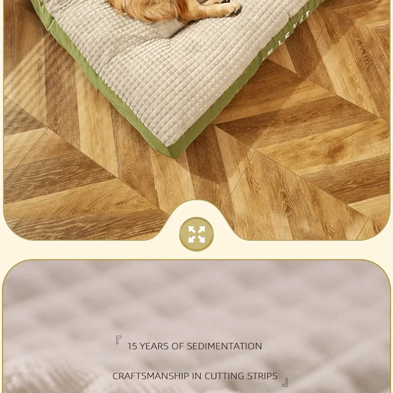 HOOPET Warm Dogs Sleeping Bed Soft Fleece Pet Blanket Detachable Cat Puppy Mat Cushion for Small Medium Large Dogs Pet Supplies