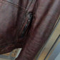 Vintage Black Brown Real Cowhide Genuine Leather Jacket Real Fur Men's Leather Jacket Bomber Men Leather Jacket Motorcycle Coat