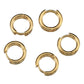 10pcs 8-14mm Stainless Steel Ear Hoop Gold Color Earring for Women Men DIY Jewelry Making Earring Punk Hiphop Piercing Accessory