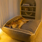 Pet Bed for Dog Winter Bedding Dogs Halloween Cats Christmas Sofa Warm Small Baskets Puppy Medium Large Pets Accessories Blanket