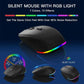 Wireless Keyboard and Mouse Combo with Backlit Full Size Ergonomic Keyboard with Phone Tablet Holder 2.4G Mouse for PC Laptop