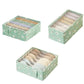 1pc Khaki/Wine Red Non Woven Multi Grid Underwear Sock Storage Box Household Wardrobe Organization and Storage