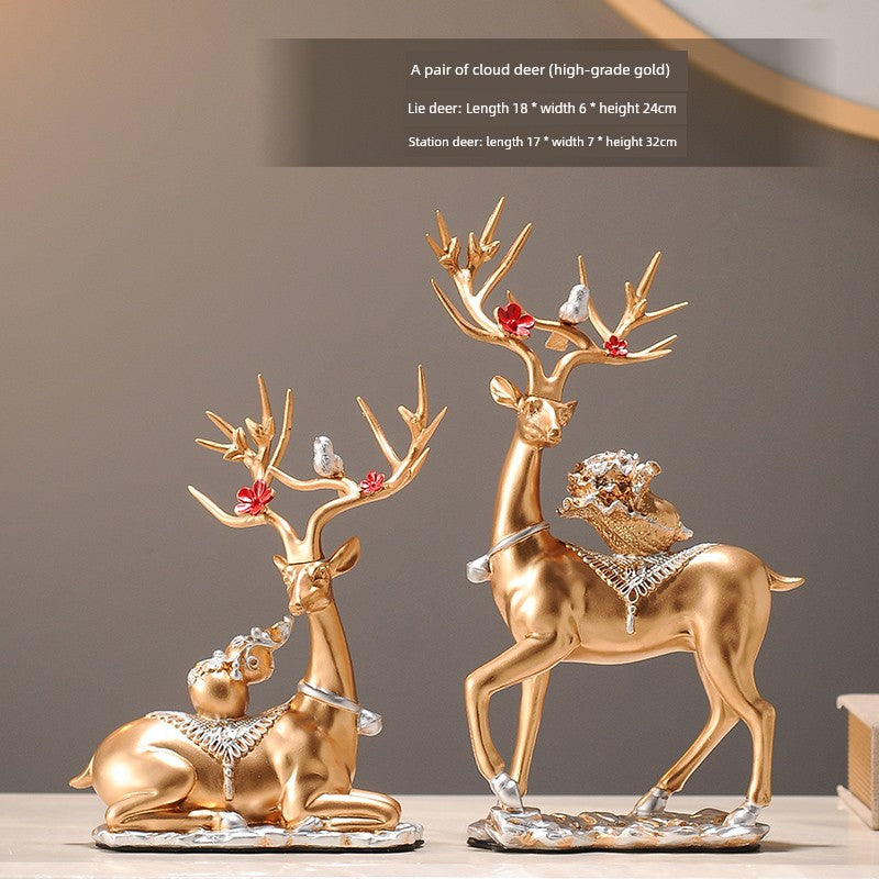 TV Accessible Luxury Living Room Moving Gift Wine Cabinet Decorations